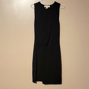 Michael Kors Midi Dress Sleeveless Black‎ Womens Size XS